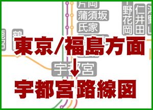 東京福島から宇都宮路線図